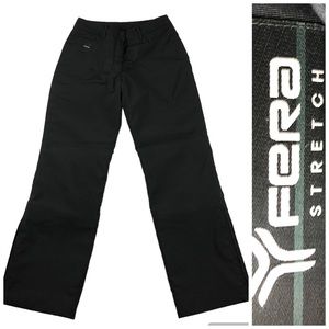 FERA Women’s Insulated Snow Ski Pants Black Sz 4S Short